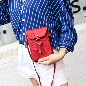 Small Square Bag 2020 New Korean Fashion Leisure Solid Color Single Shoulder Diagonal Mobile Phone Bag Double Layer Coin Purses
Small Square Bag 2020 New Korean Fashion Leisure Solid Color Single Shoulder Diagonal Mobile Phone Bag Double Layer Coin Purses