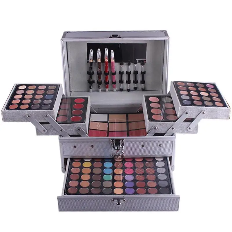 Pro Artist Makeup Box Set Eyeshadow Pallete Lipstick Eyebrow Powder Lip Gloss Concealer Eyeliner Maquiagem Cosmeticos Makeup Set
Pro Artist Makeup Box Set Eyeshadow Pallete Lipstick Eyebrow Powder Lip Gloss Concealer Eyeliner Maquiagem Cosmeticos Makeup Set
