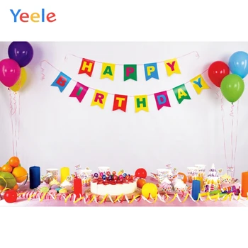 Yeele Happy Birthday Party Balloons Flags Photocall Photography Backdrops Personalized Photographic Background For Photo Studio
Yeele Happy Birthday Party Balloons Flags Photocall Photography Backdrops Personalized Photographic Background For Photo Studio