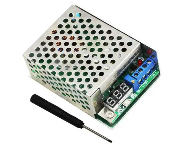 

Dc-dc step-down module 10A high-power 300W adjustable voltage power supply module with voltmeter display 12V24V