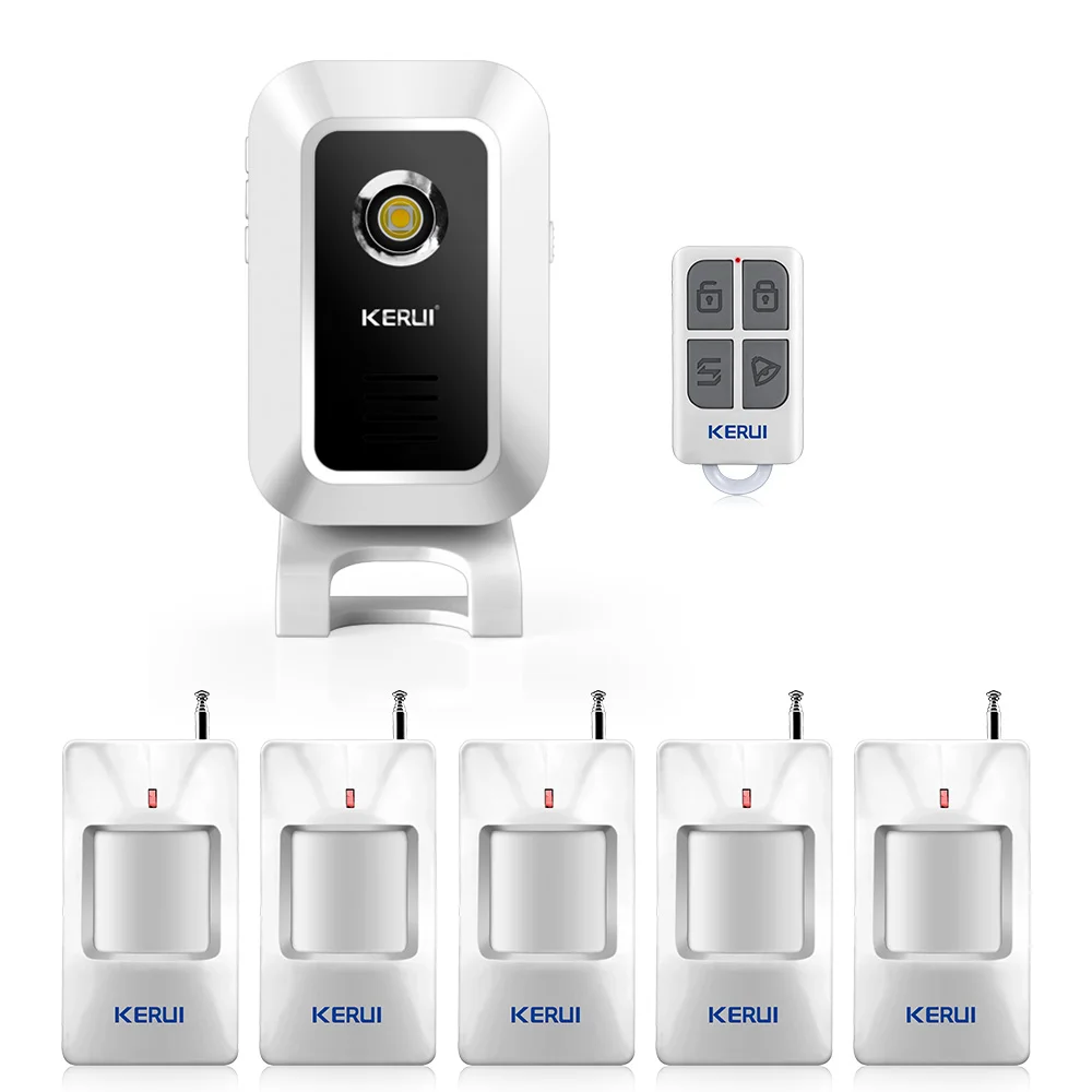 KERUI M7 Wireless Burglar Strobe Light Welcome Chime Doorbell 32 music options Wireless 433MHz PIR Motion
KERUI M7 Wireless Burglar Strobe Light Welcome Chime Doorbell 32 music options Wireless 433MHz PIR Motion