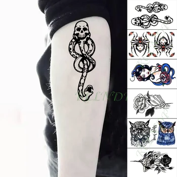 Waterproof Temporary Tattoo Sticker skull snake owl flower small size art tatoo fake tatto flash tattoos for men women
Waterproof Temporary Tattoo Sticker skull snake owl flower small size art tatoo fake tatto flash tattoos for men women