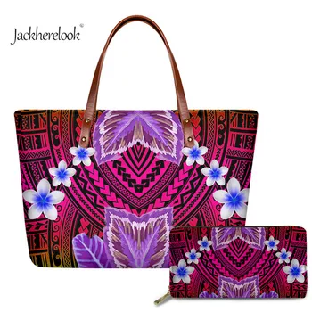 Jackherelook Ladies Brand Designer Woman Handbag&Wallet 2pcs Set Polunesian Hibiscus Pattern Girls PU Leather Large Tote Bags
Jackherelook Ladies Brand Designer Woman Handbag&Wallet 2pcs Set Polunesian Hibiscus Pattern Girls PU Leather Large Tote Bags
