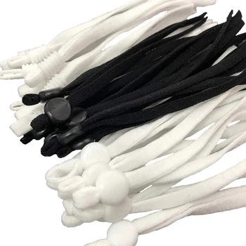 100 Pcs Sewing Elastic Band Cord with Adjustable Buckle Stretchy Mask Earloop Lanyard Earmuff Rope DIY Making Supplies
100 Pcs Sewing Elastic Band Cord with Adjustable Buckle Stretchy Mask Earloop Lanyard Earmuff Rope DIY Making Supplies