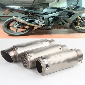 51mm/60mm motorcycle pipe exhaust with DB killer Motorcycle Exhaust Pipe Muffler for Carbon Fiber Universal Exhaust Pipe
51mm/60mm motorcycle pipe exhaust with DB killer Motorcycle Exhaust Pipe Muffler for Carbon Fiber Universal Exhaust Pipe
