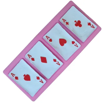 1PCS A Poker Cookie Chocolate Silicone Mold Playing Cards Design Cake Border Fondant Mold Kitchen Baking Tool
1PCS A Poker Cookie Chocolate Silicone Mold Playing Cards Design Cake Border Fondant Mold Kitchen Baking Tool
