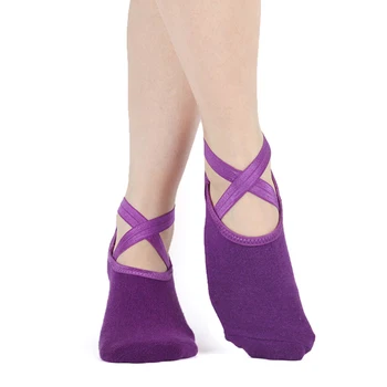 1 Pair Women Cotton Yoga Socks Ballet Cross Straps Backless Pilates Socks Professional Lady Non-Slip Sports Foot Boat Socks
1 Pair Women Cotton Yoga Socks Ballet Cross Straps Backless Pilates Socks Professional Lady Non-Slip Sports Foot Boat Socks