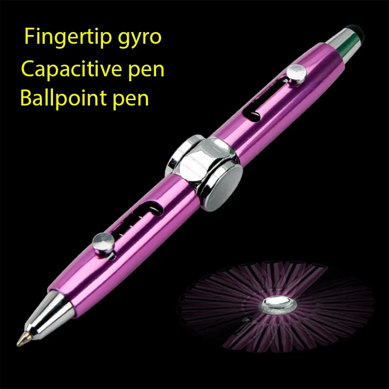 TOPSTHINK Gyro Rotary Capacitor Pen Puzzle Thinking Decompression Pen Metal Multifunction Finger Gyro ballpoint Pen for office
TOPSTHINK Gyro Rotary Capacitor Pen Puzzle Thinking Decompression Pen Metal Multifunction Finger Gyro ballpoint Pen for office