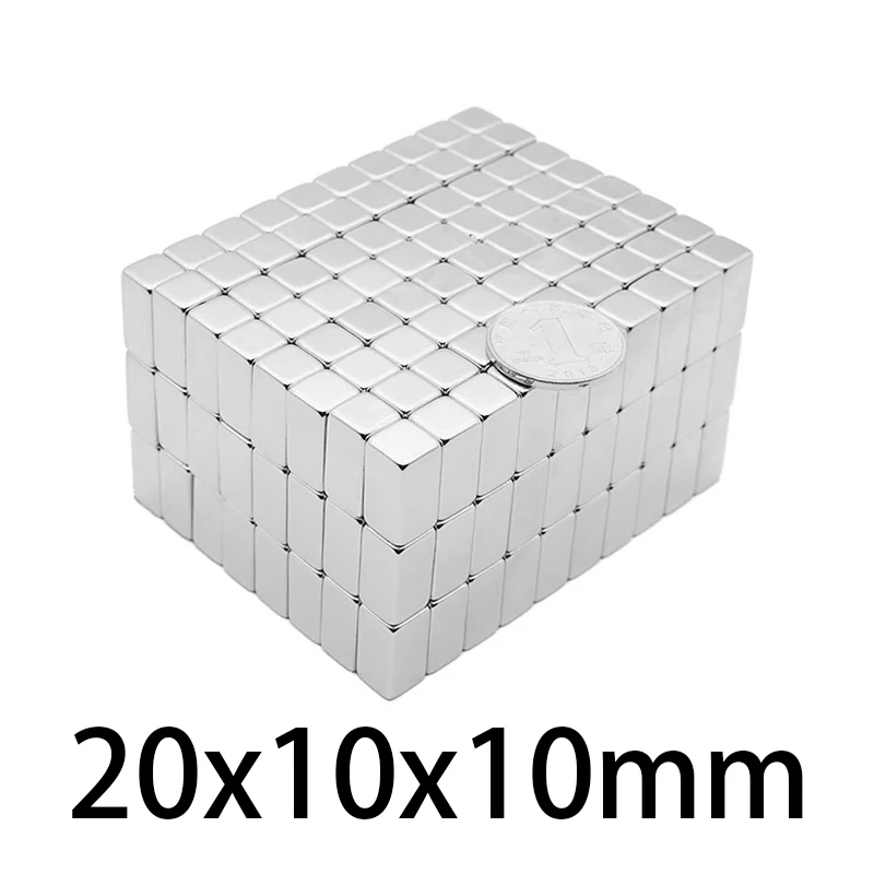 

20x10x10mm Super Cuboid Block N35 Magnet 20mmx10mmx10mm Neodymium Magnetic 20mm*10mm NdFeB Strong Magnets 20*10*10mm