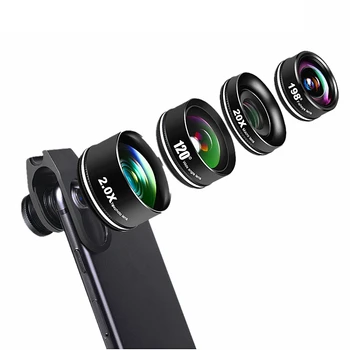 4 in 1 Phone Camera Lens Kit 198 Degree Fish Eye Wide Angle Macro Telephoto Lenses with Clip SRL Lentes for Most of Smartphones
4 in 1 Phone Camera Lens Kit 198 Degree Fish Eye Wide Angle Macro Telephoto Lenses with Clip SRL Lentes for Most of Smartphones