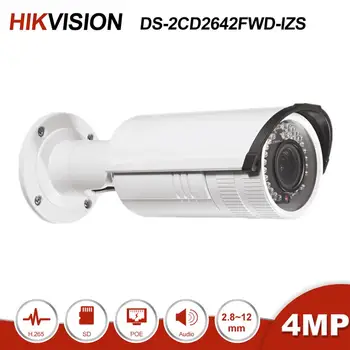 Original Hikvision DS-2CD2642FWD-IZS 4MP Bullet POE IP Camera WDR Network CCTV Camera Vari-focal Motorized Lens Security
Original Hikvision DS-2CD2642FWD-IZS 4MP Bullet POE IP Camera WDR Network CCTV Camera Vari-focal Motorized Lens Security