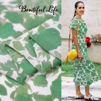 Green floral print pure silk crepe de chine silk fabric 135cm width for dress,SCDC1186
Green floral print pure silk crepe de chine silk fabric 135cm width for dress,SCDC1186