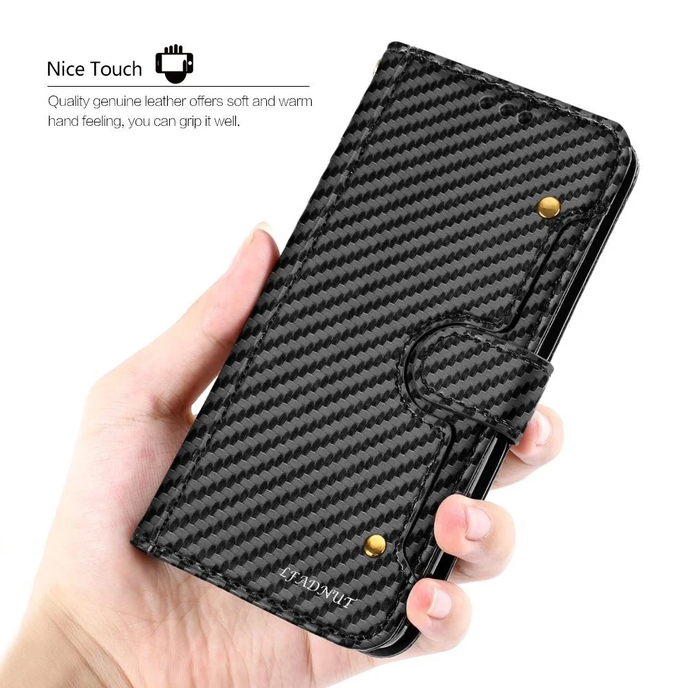 LAPOPNUT Carbon Fiber Flip Wallet Case For iPhone 7 Plus 8 6S 6 5 5S SE Luxury Leather Phone Cover For Apple iPhone Xr X Xs Max
LAPOPNUT Carbon Fiber Flip Wallet Case For iPhone 7 Plus 8 6S 6 5 5S SE Luxury Leather Phone Cover For Apple iPhone Xr X Xs Max