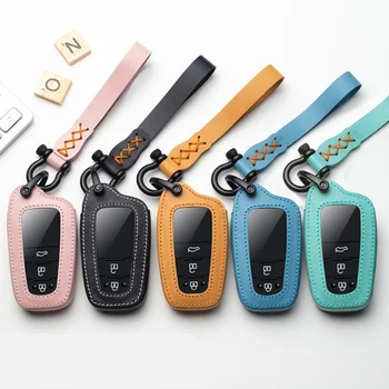 Fashion Genuine Leather Key Holder Cover Case Shell Chain For Toyota Camry Corolla C-HR CHR Prado 2018 2019 Key Protection
Fashion Genuine Leather Key Holder Cover Case Shell Chain For Toyota Camry Corolla C-HR CHR Prado 2018 2019 Key Protection