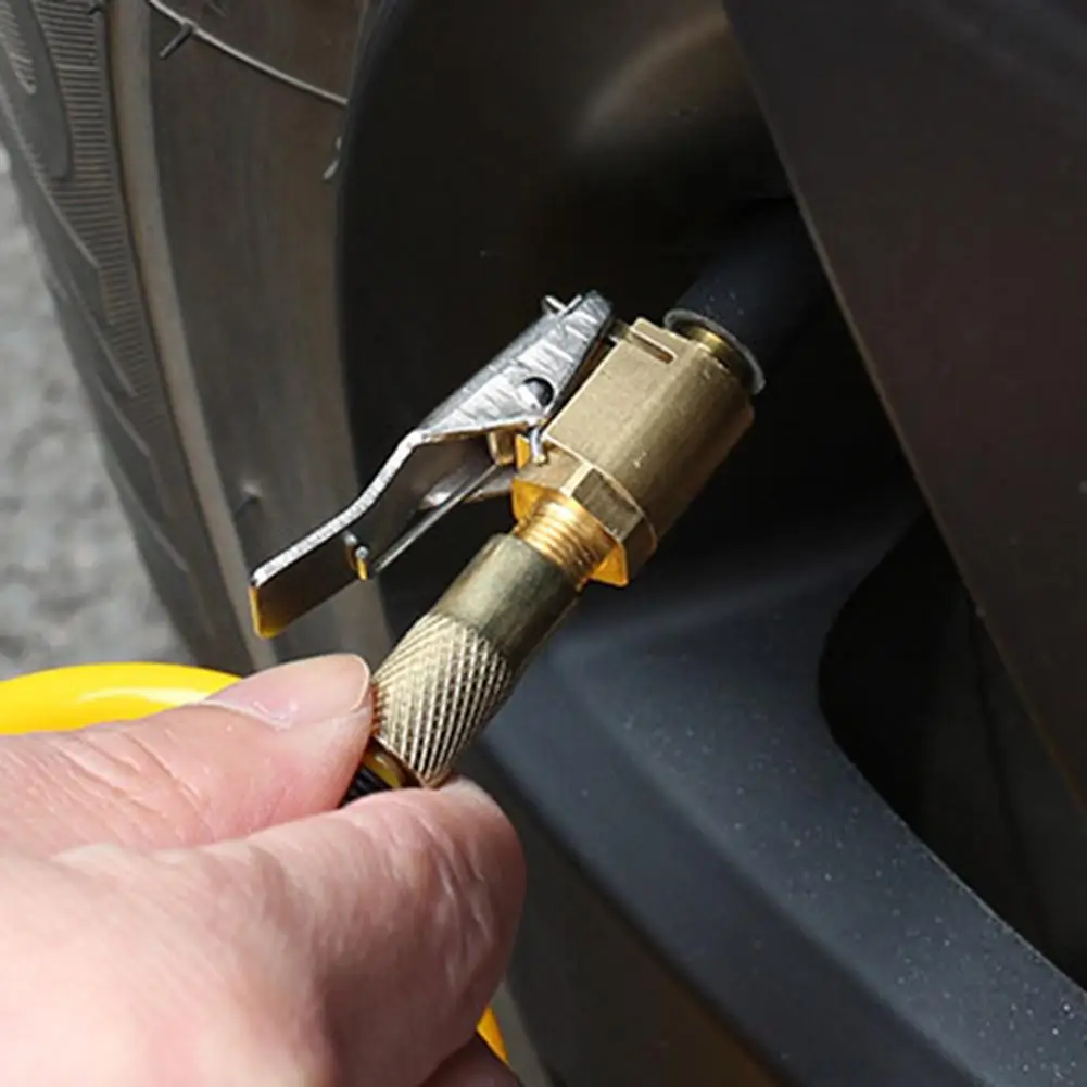 Car American Threaded Air Nozzle Adapter For On-board Inflatable Pump Quick Conversion Head Clip Type Automobile | Спорт и