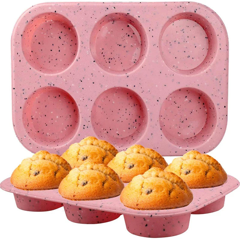 Silicone Muffin Pan - 6 Cup Non-Stick Regular Cupcake Pans, Dishwasher & Microwave Safe, Egg Muffin Baking Pan
Silicone Muffin Pan - 6 Cup Non-Stick Regular Cupcake Pans, Dishwasher & Microwave Safe, Egg Muffin Baking Pan