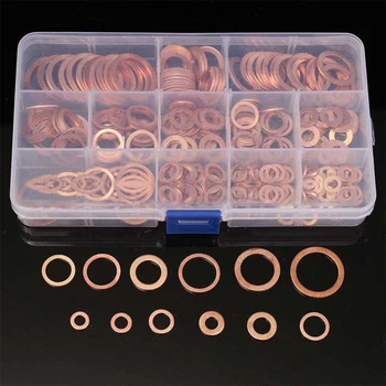 300Pcs/set Washer Copper Gasket Building Hardware Oil Seal Assortment Kit M5-M20
300Pcs/set Washer Copper Gasket Building Hardware Oil Seal Assortment Kit M5-M20
