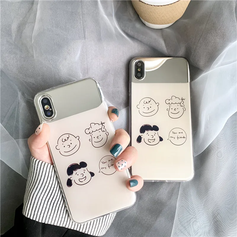 Mirror Cover for Iphone 7 Plus Phone Cases for Iphone 7 8 6 6S Plus Xr X Xs Max Back Cover Soft TPU IMD Glossy Case Fundas Coque
Mirror Cover for Iphone 7 Plus Phone Cases for Iphone 7 8 6 6S Plus Xr X Xs Max Back Cover Soft TPU IMD Glossy Case Fundas Coque