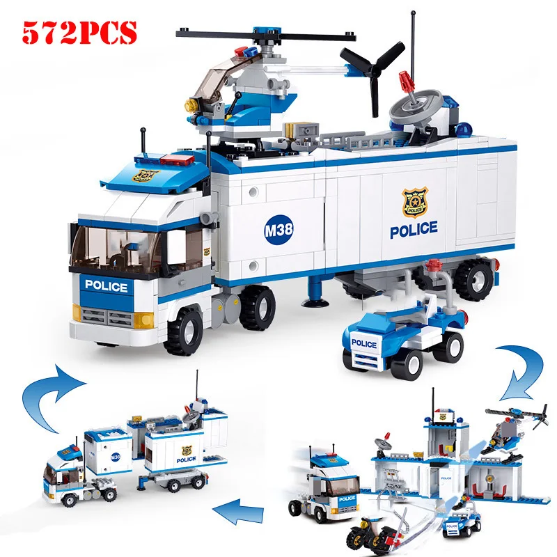 2 In 1 Deformation Police Station Car Helicopter Building Blocks Compatible Legoed City Technic Enlighten Bricks Kids Toys Gifts
2 In 1 Deformation Police Station Car Helicopter Building Blocks Compatible Legoed City Technic Enlighten Bricks Kids Toys Gifts