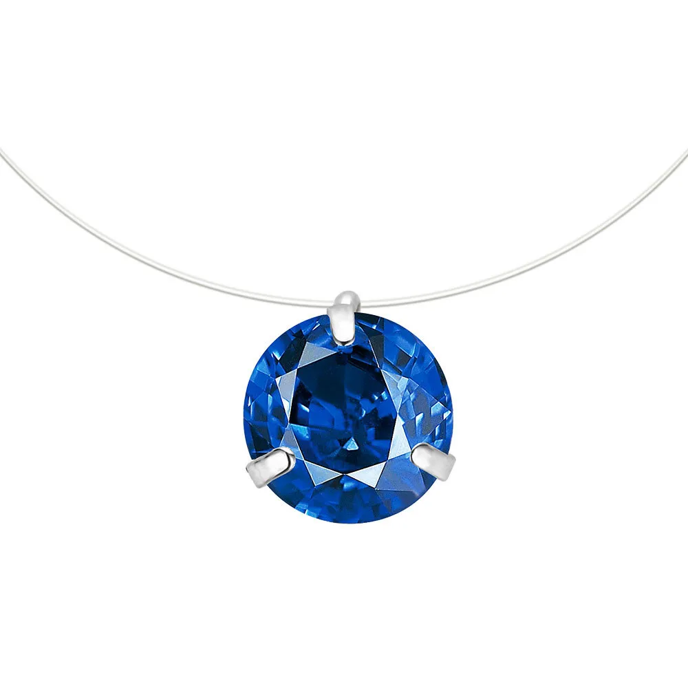 Trendy Ladies Simple Retro Invisible Rhinestones Transparent Fishing Line Necklace Vintage Romantic Elegant Chain Pendant
Trendy Ladies Simple Retro Invisible Rhinestones Transparent Fishing Line Necklace Vintage Romantic Elegant Chain Pendant
