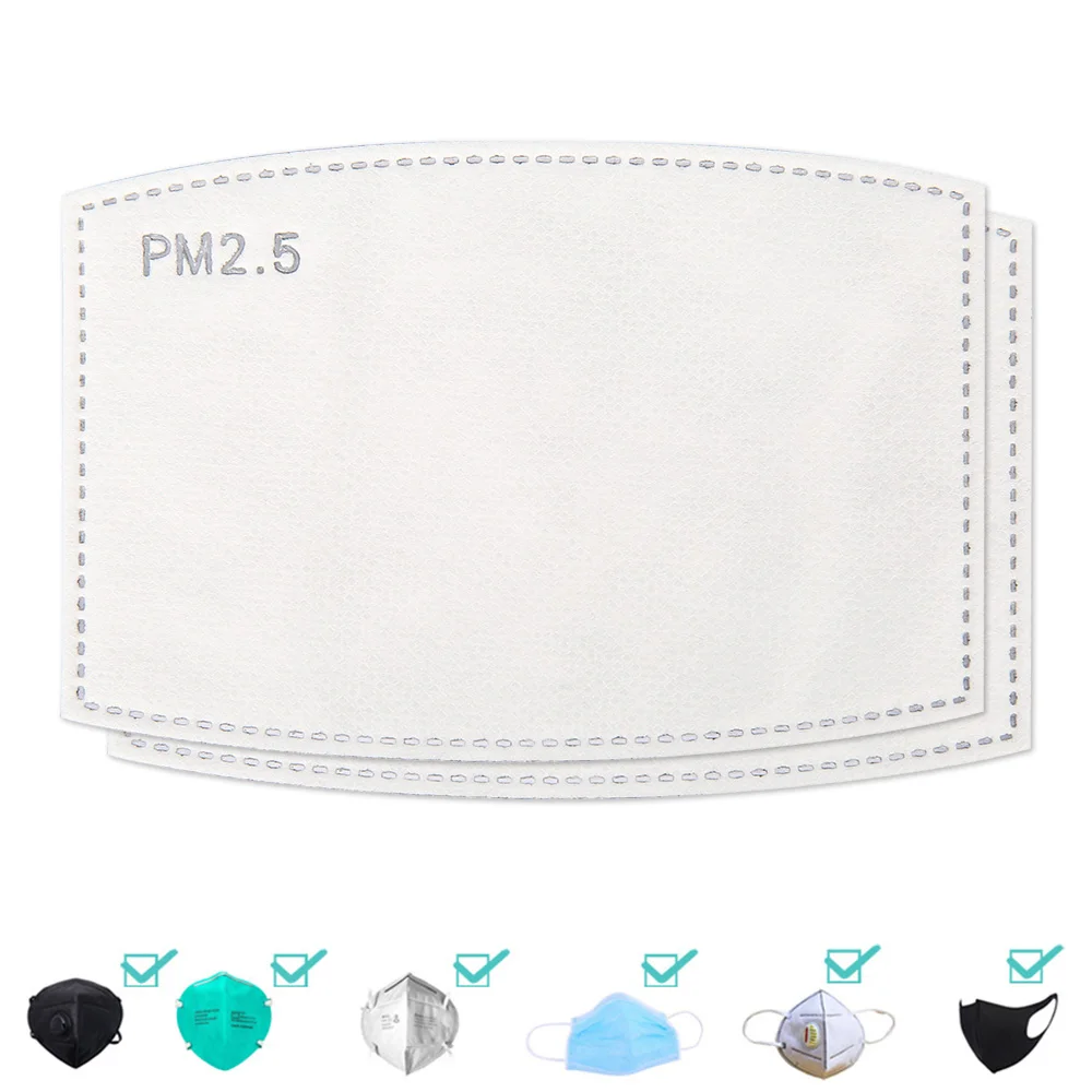 100pcs Disposable Face Masks Replacement Filtering Breathable Pad 5 Layer PM2.5 Dust Mask filter for N95 KN95 KF94 ffp3 2 1 Mask 100pcs Disposable Face Masks Replacement Filtering Breathable Pad 5 Layer PM2.5 Dust Mask filter for N95 KN95 KF94 ffp3 2 1 Mask