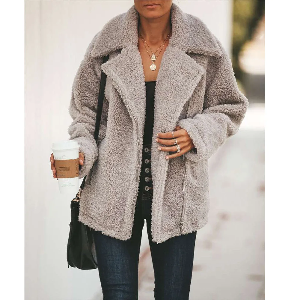 Shaggy Oversized Jacket Long Sleeve Open Front Coat Women Autumn Winter Clothes Comfortable Soft Fabrics Outwear Streetwear O8
Shaggy Oversized Jacket Long Sleeve Open Front Coat Women Autumn Winter Clothes Comfortable Soft Fabrics Outwear Streetwear O8