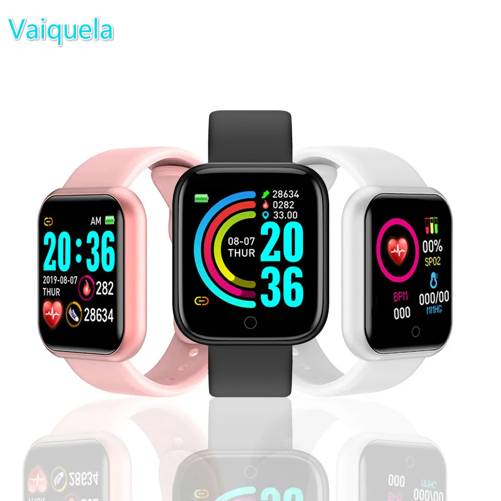 Digital Watch Y68 Smart Watch Fitness Bracelet Activity Tracker Heart Rate Monitor Blood Bluetooth Watch for ios Android Hours
Digital Watch Y68 Smart Watch Fitness Bracelet Activity Tracker Heart Rate Monitor Blood Bluetooth Watch for ios Android Hours