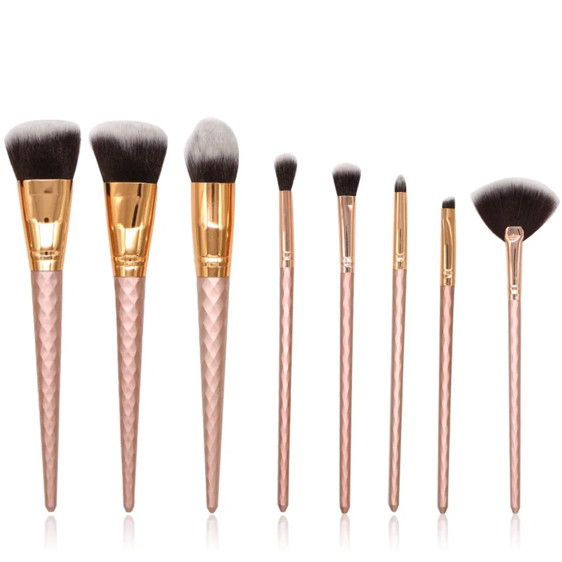8pcs Makeup Brushes Set Rose Gold Blending Foundation Eyeliner Make up Brushes Tools Professional Multifunction Fiber Brush
8pcs Makeup Brushes Set Rose Gold Blending Foundation Eyeliner Make up Brushes Tools Professional Multifunction Fiber Brush