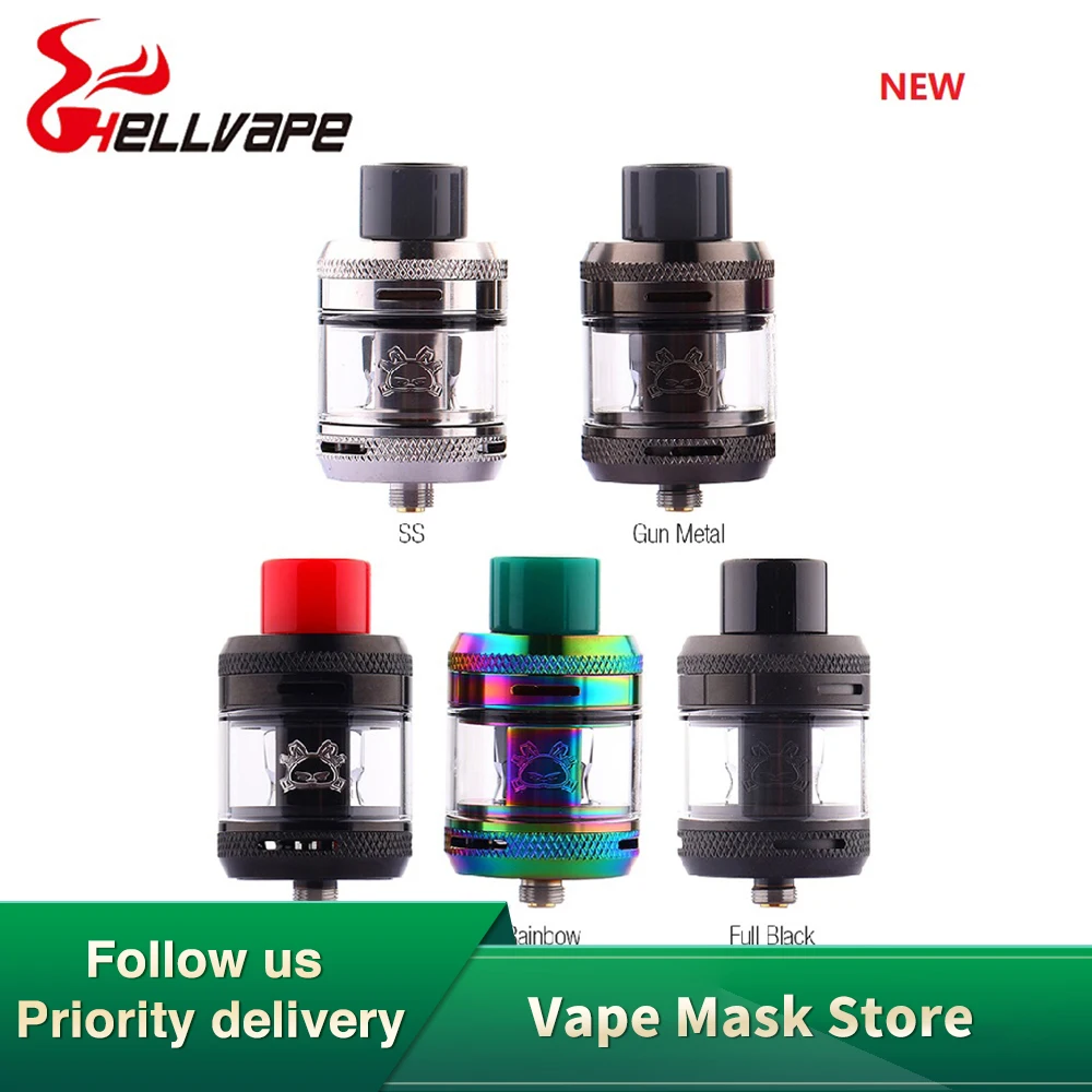 Original Hellvape Fat Rabbit Subohm Tank 5ml Atomizer 28mm Diameter cloud beast Tank Hellvape Fat Rabbit vs Zeus X/ dead rabbit
Original Hellvape Fat Rabbit Subohm Tank 5ml Atomizer 28mm Diameter cloud beast Tank Hellvape Fat Rabbit vs Zeus X/ dead rabbit