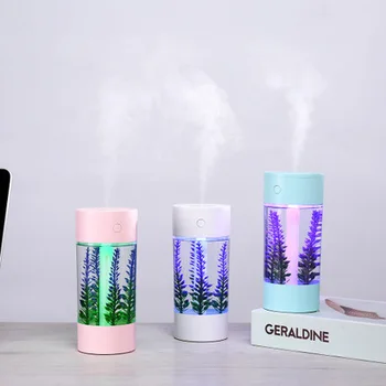 NEW 360ML USB Mini Car Humidifiers Portable Air Humidifier Lavender Landscape Aroma Oil Diffuser With 7 Colors Changing Lights
NEW 360ML USB Mini Car Humidifiers Portable Air Humidifier Lavender Landscape Aroma Oil Diffuser With 7 Colors Changing Lights