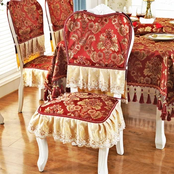 New European Classical Jacquard Chair Cover Cushion Vintage Luxury Splice Lace Chair Cover Palace Style Home Fabric Decoration
New European Classical Jacquard Chair Cover Cushion Vintage Luxury Splice Lace Chair Cover Palace Style Home Fabric Decoration