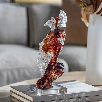 Luxtry Keep Quiet Abstract Figures Statue Decor Home Accessories Room Office Hotel Showpiece Transparent Resin Mask Ornament
Luxtry Keep Quiet Abstract Figures Statue Decor Home Accessories Room Office Hotel Showpiece Transparent Resin Mask Ornament