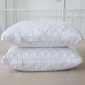 White Soft Feather Fabric Pillow Sleep Pillow Super stretch Neck pillow for Sleeping Hotel standard and Home Supplies bed pillow
White Soft Feather Fabric Pillow Sleep Pillow Super stretch Neck pillow for Sleeping Hotel standard and Home Supplies bed pillow