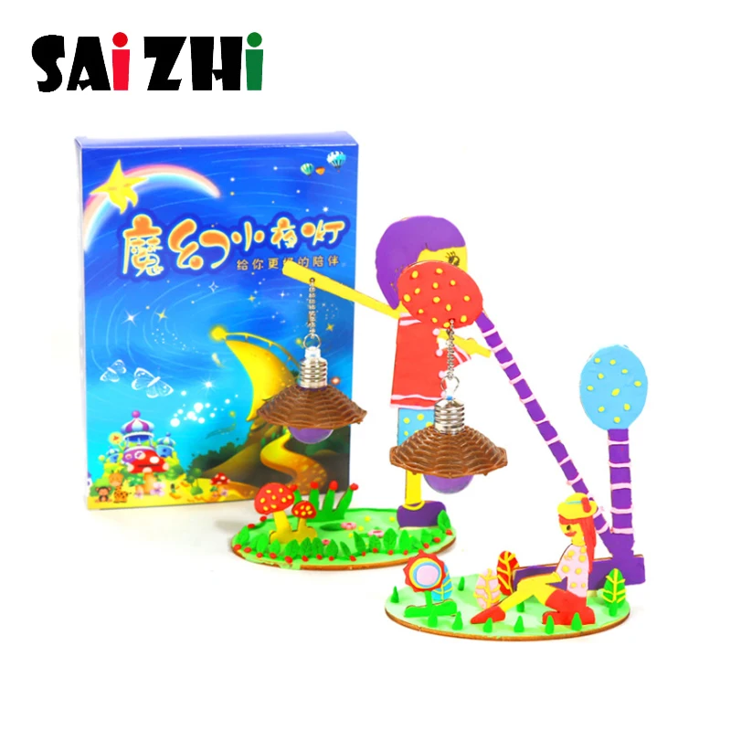 Saizhi DIY Magic Night Light 3D Wood Board Painting Children Creative Handmade Making Snow Mud Painting Educational Toys Gifts
Saizhi DIY Magic Night Light 3D Wood Board Painting Children Creative Handmade Making Snow Mud Painting Educational Toys Gifts