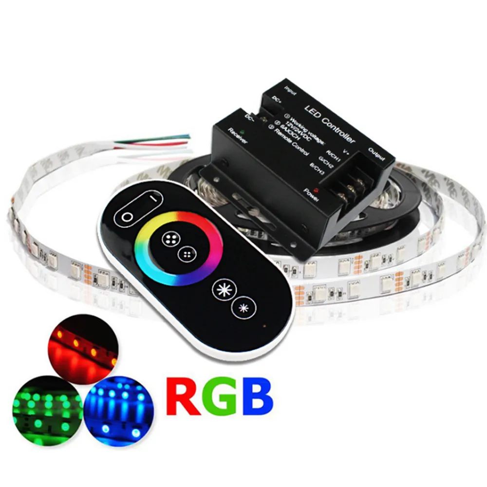 Smart Touch Panel LED Controller for RGB LED Strip Lights DC12V 24V 18A 18 Modes Iron Shell Wireless RF Remote Controller Dimmer
Smart Touch Panel LED Controller for RGB LED Strip Lights DC12V 24V 18A 18 Modes Iron Shell Wireless RF Remote Controller Dimmer