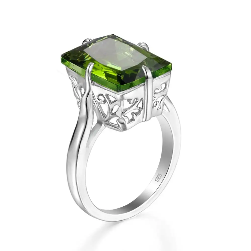 Solid 925 Sterling Silve Rings Natural Peridot gemstones Original design Prong Setting Test Passed Jewelry Woman Girl Gift
Solid 925 Sterling Silve Rings Natural Peridot gemstones Original design Prong Setting Test Passed Jewelry Woman Girl Gift