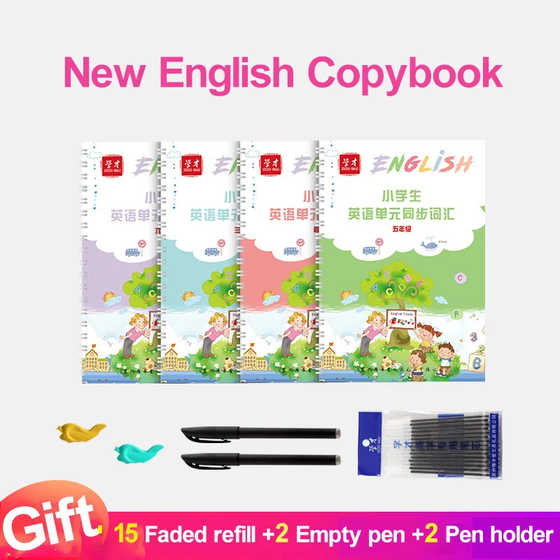 4 Pcs Set Reusable Groove Calligraphy Copybook English Italic Handwriting Groove Training Pen Refills Hold Tools Set For Kid
4 Pcs Set Reusable Groove Calligraphy Copybook English Italic Handwriting Groove Training Pen Refills Hold Tools Set For Kid