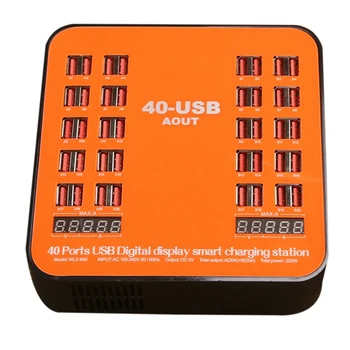 Smart 40 Ports USB Hub Charging Station Power Outlet Multi-Port Speed Charger Dock with LCD Display Eu Plug
Smart 40 Ports USB Hub Charging Station Power Outlet Multi-Port Speed Charger Dock with LCD Display Eu Plug