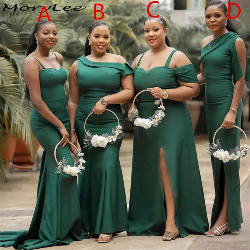Sexy Bridesmaid Dresses Side Slit Spandex Satin Pleated Bridesmaid Dresses Lace Up Back Fashion Wedding Party Bridesmaid Gowns
Sexy Bridesmaid Dresses Side Slit Spandex Satin Pleated Bridesmaid Dresses Lace Up Back Fashion Wedding Party Bridesmaid Gowns
