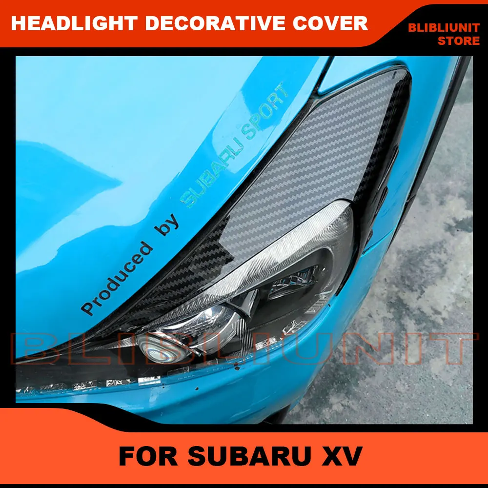 For Subaru XV 2012-2016 Car styling ABS Headlight Eyebrow Decorative Cover Sticker Trim Exterior Decals Strips Parts
For Subaru XV 2012-2016 Car styling ABS Headlight Eyebrow Decorative Cover Sticker Trim Exterior Decals Strips Parts