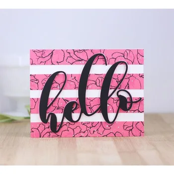 2020 New Hot Alphabet Metal Cutting Dies Hello Stencils and Scrapbooking For Foil Letter Word Die Cut Crafts Molds Sets No Stamp
2020 New Hot Alphabet Metal Cutting Dies Hello Stencils and Scrapbooking For Foil Letter Word Die Cut Crafts Molds Sets No Stamp