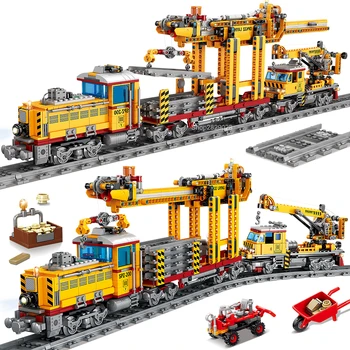 1270pcs Technic Electric City Freight Train Building Blocks Battery Power Railway track set Bricks Children Toys gift
1270pcs Technic Electric City Freight Train Building Blocks Battery Power Railway track set Bricks Children Toys gift