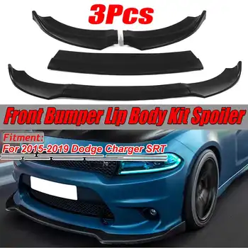 Matte Black 3x Car Front Bumper Splitter Lip Body Kit Spoiler Diffuser Deflector Lips Guard For Dodge For Charger SRT 2015-2019
Matte Black 3x Car Front Bumper Splitter Lip Body Kit Spoiler Diffuser Deflector Lips Guard For Dodge For Charger SRT 2015-2019