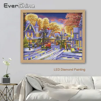 EverShine DIY LED Light Diamond Painting Scenery Diamond Embroidery Picture Rhinestones Street Diamond Embroidery Christmas
EverShine DIY LED Light Diamond Painting Scenery Diamond Embroidery Picture Rhinestones Street Diamond Embroidery Christmas
