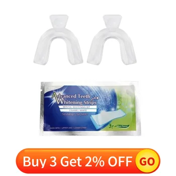 2 Pcs Professional Teeth Whitening Trays Adults Bleaching Tooth Whitener Mouth Guard With 2 Pcs Teeth Whitening Strips TSLM1
2 Pcs Professional Teeth Whitening Trays Adults Bleaching Tooth Whitener Mouth Guard With 2 Pcs Teeth Whitening Strips TSLM1