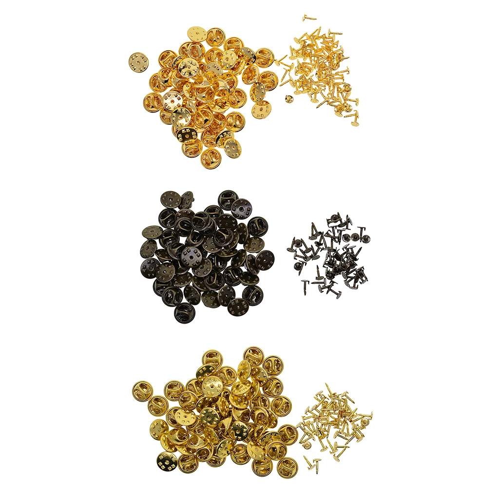 50x Badge Tie Tacks Butterfly Pinch Back Pins Clutch Back Lapel Scatter Pin 50x Badge Tie Tacks Butterfly Pinch Back Pins Clutch Back Lapel Scatter Pin