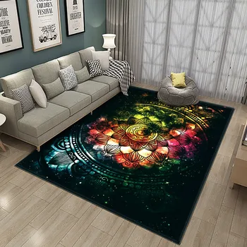 Colourful Mandala Style Starry Sky Pattern Carpet Non-slip Bath Mat Soft Fluffy Flannel Living Room Bedroom Decorative Carpet
Colourful Mandala Style Starry Sky Pattern Carpet Non-slip Bath Mat Soft Fluffy Flannel Living Room Bedroom Decorative Carpet