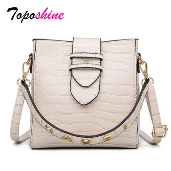 Toposhine Crocodile Pattern Leather Shoulder Bag Fashion Bucket Ladies Bag Leather Women Shoulder Bags Crossbody Dropshipping
Toposhine Crocodile Pattern Leather Shoulder Bag Fashion Bucket Ladies Bag Leather Women Shoulder Bags Crossbody Dropshipping