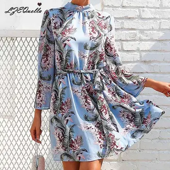 LZEQuella Sweet A-Line Floral Print O Neck Mini Dress Chiffon Backless Elegant Women Dresses Casual Beach Short Dress NZ1426
LZEQuella Sweet A-Line Floral Print O Neck Mini Dress Chiffon Backless Elegant Women Dresses Casual Beach Short Dress NZ1426