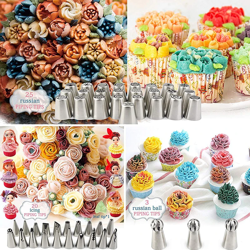 88pcs Stainless Steel Nozzles Pastry Set Icing Piping Nozzle Cake Decorating Tips Wedding Birthday Party Cake Decoration
88pcs Stainless Steel Nozzles Pastry Set Icing Piping Nozzle Cake Decorating Tips Wedding Birthday Party Cake Decoration